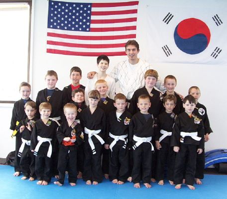 Inst. Knight with his Little Tigers 